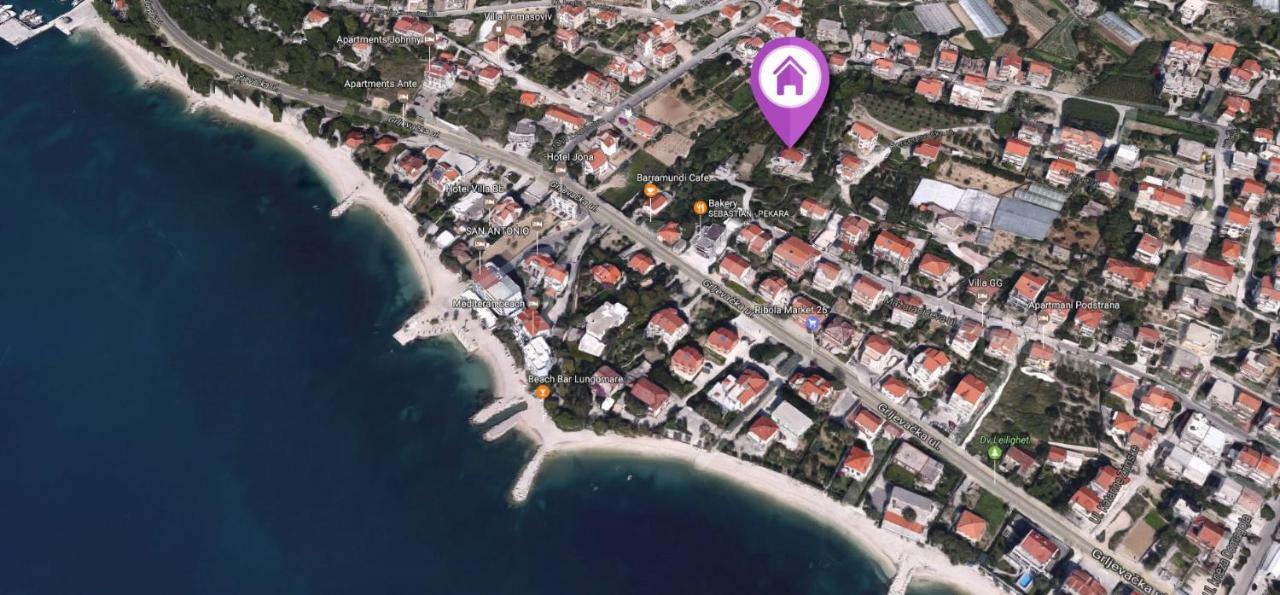 Appartamento Magi House With Pool Podstrana Esterno foto
